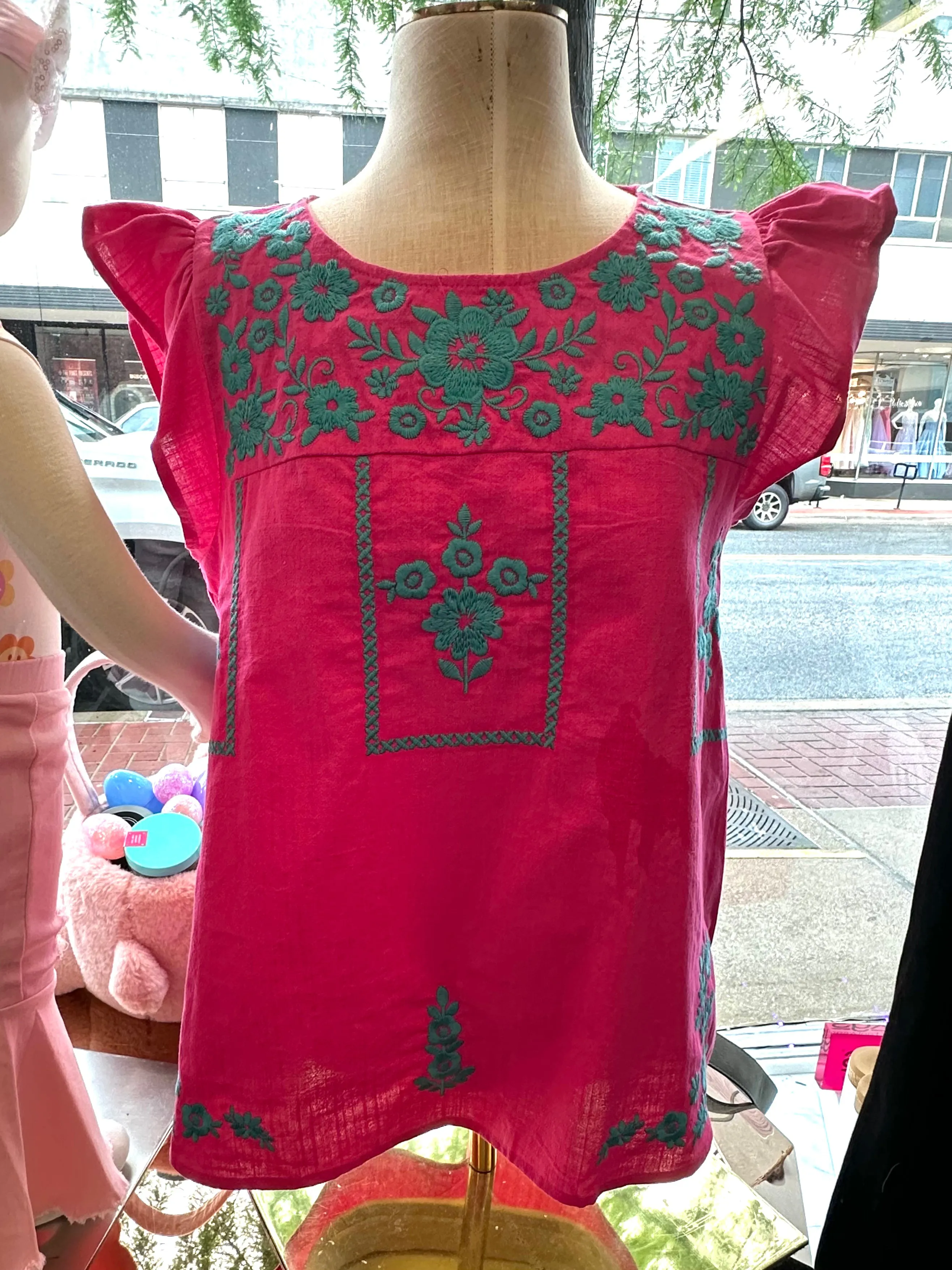 Season of Change Top: Hot Pink