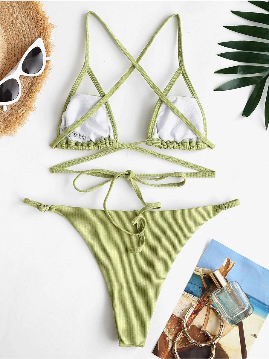 Sexy Cutout Bikini Set
