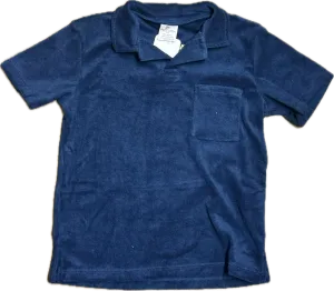 Shade Critters- Navy Boys Terry Polo Top