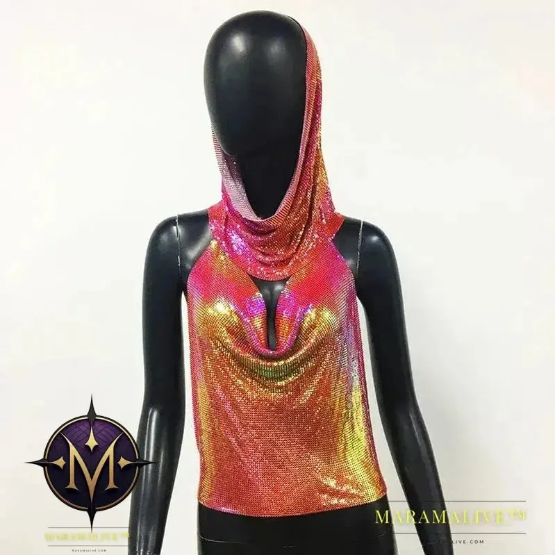 Shimmer in Style: Chic Sequined Crop Tops for Women