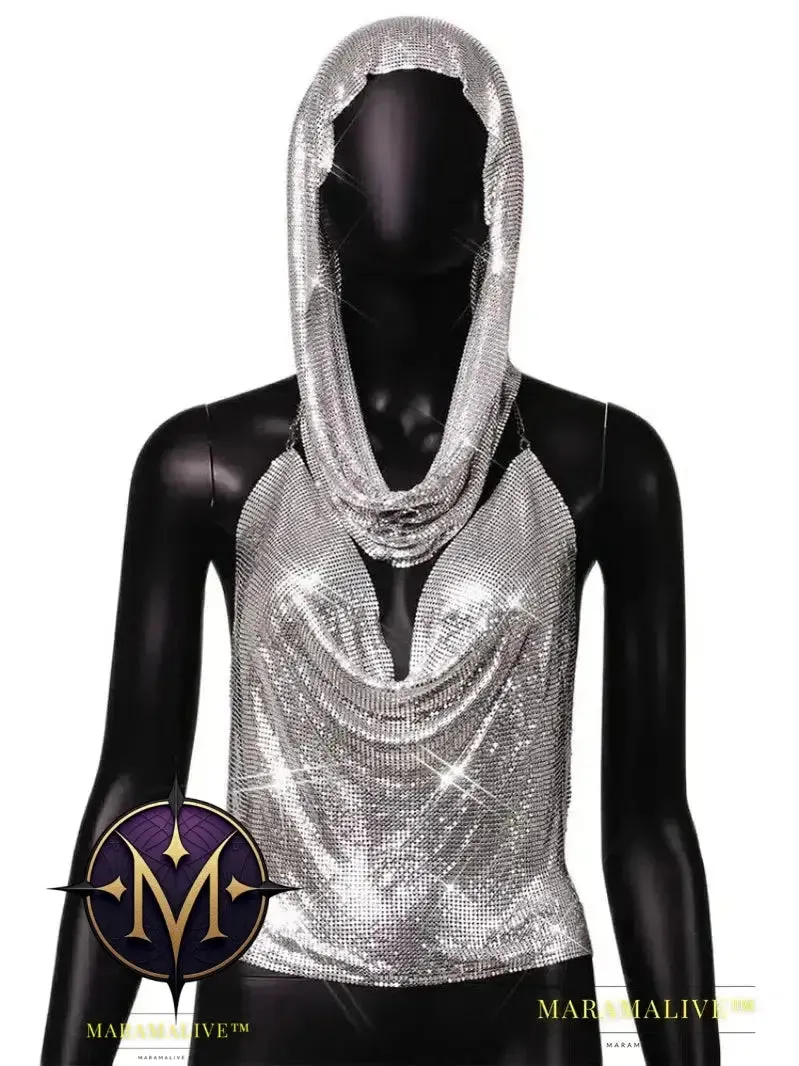 Shimmer in Style: Chic Sequined Crop Tops for Women