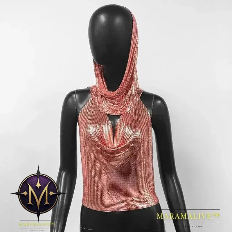 Shimmer in Style: Chic Sequined Crop Tops for Women