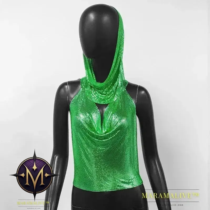 Shimmer in Style: Chic Sequined Crop Tops for Women