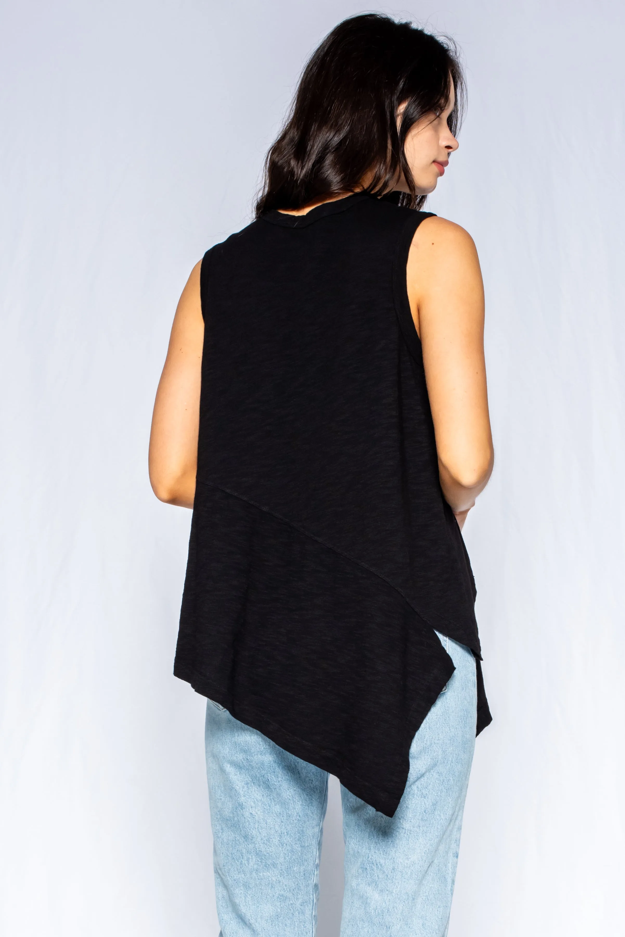 Shrunken Crew Shell Novelty Hem