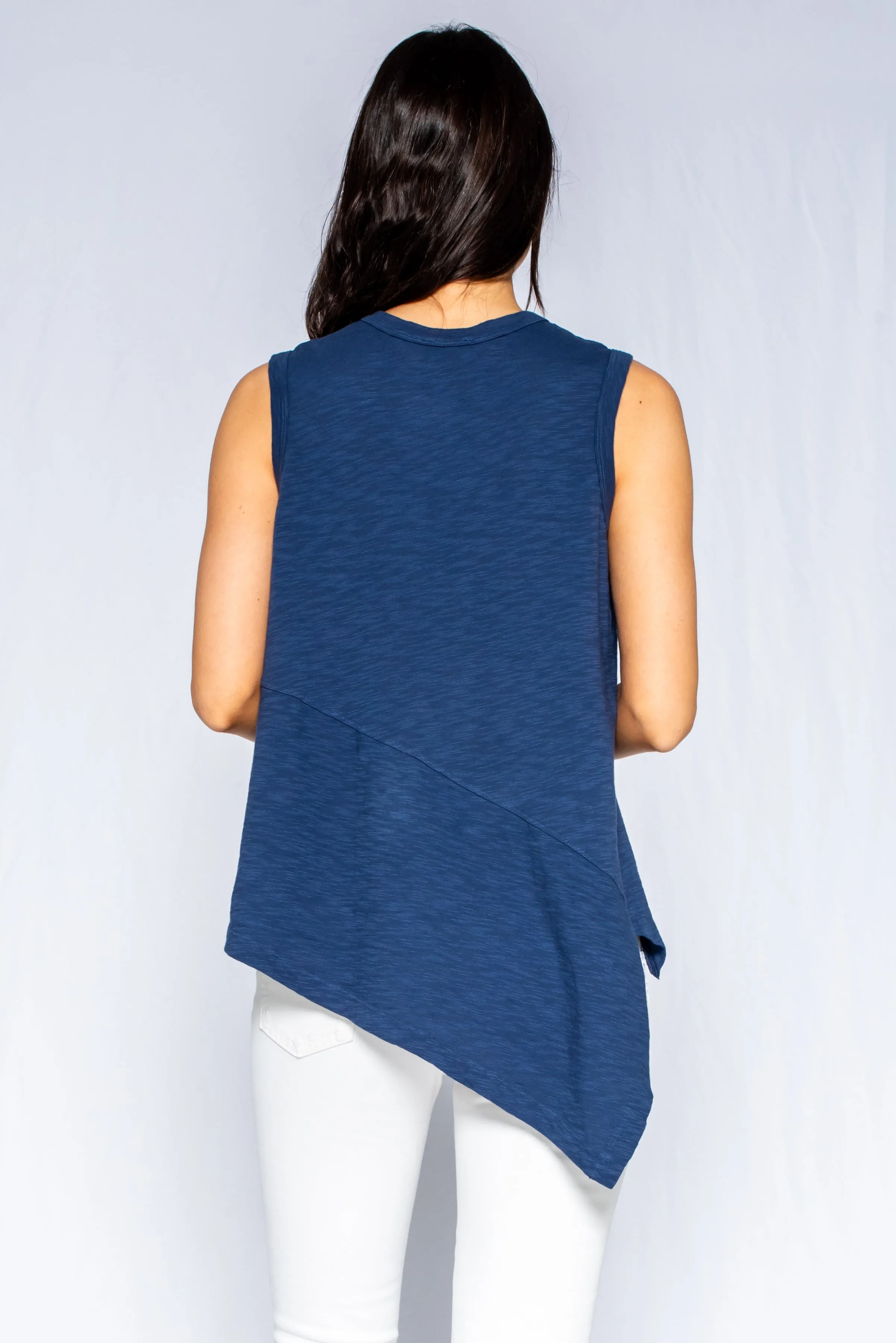 Shrunken Crew Shell Novelty Hem