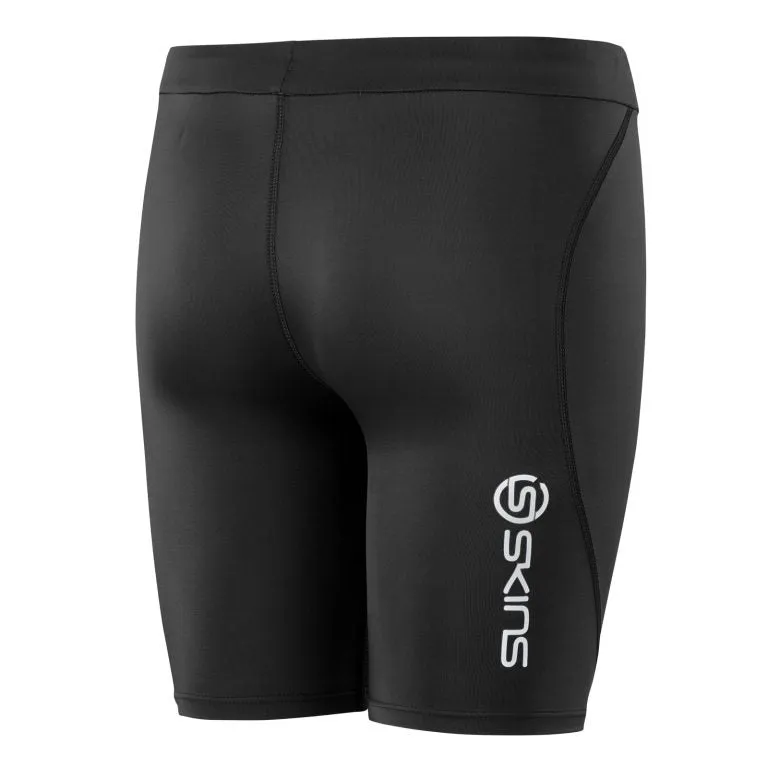 Skins Series-1 Youth Half Tights - Black