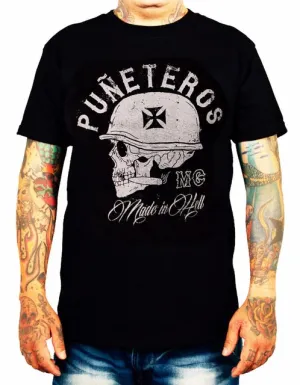 SKULL BIKER ROCKER T-SHIRT