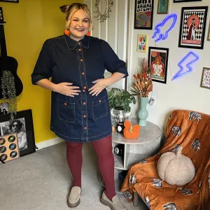 SNAG Opaque Burgundy Tights