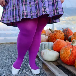 SNAG Opaque Grape Escape Tights Sz AB ONLY