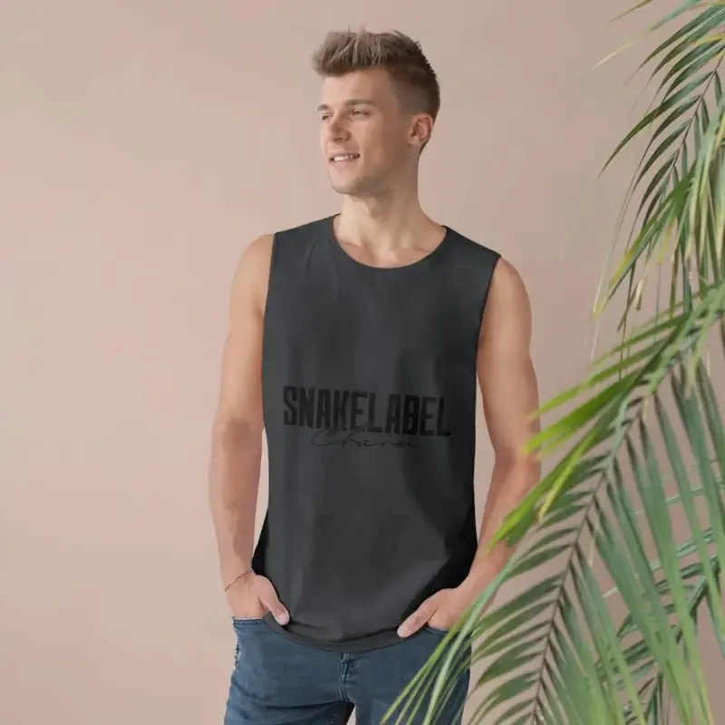 Snake Unisex Barnard Tank with Sleeveless Design & Combed Cotton Fabric for Gym Workouts
