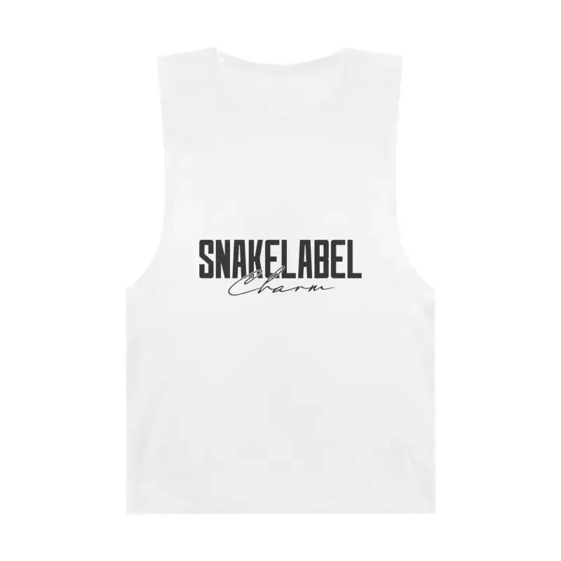 Snake Unisex Barnard Tank with Sleeveless Design & Combed Cotton Fabric for Gym Workouts