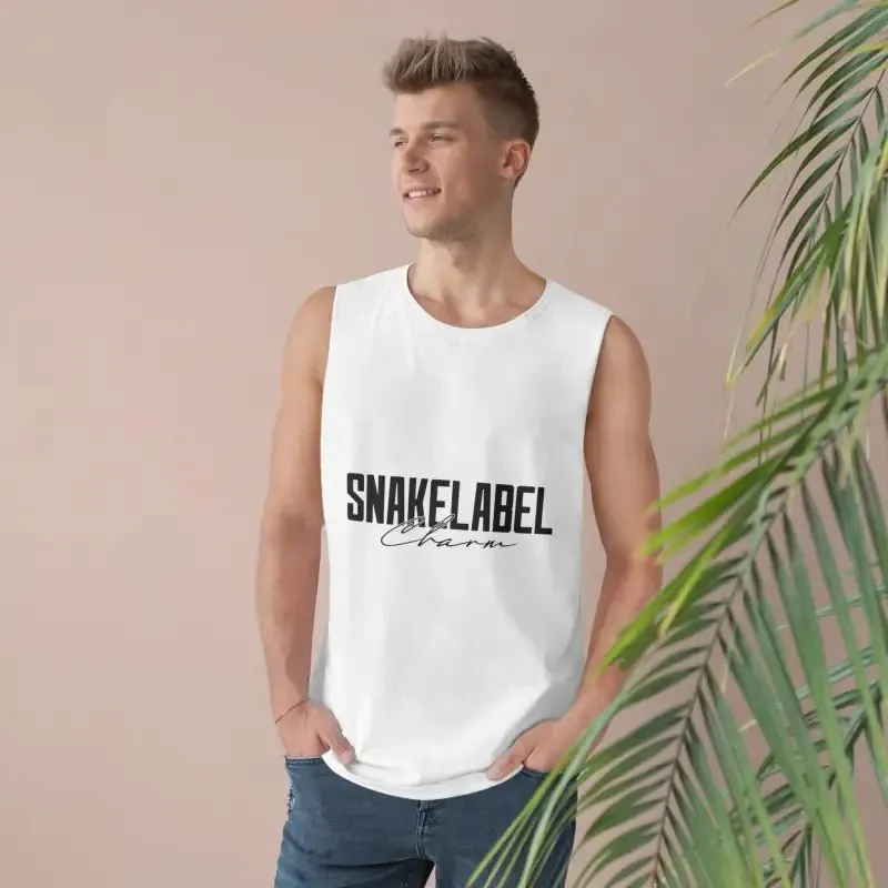 Snake Unisex Barnard Tank with Sleeveless Design & Combed Cotton Fabric for Gym Workouts