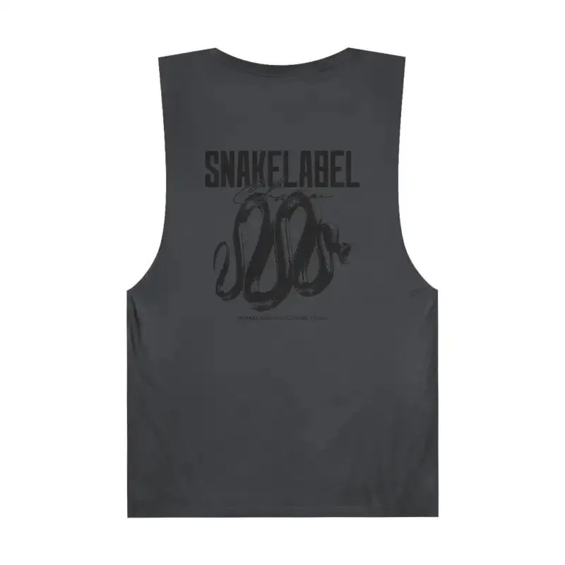 Snake Unisex Barnard Tank with Sleeveless Design & Combed Cotton Fabric for Gym Workouts