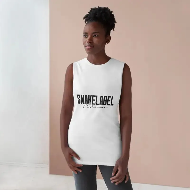 Snake Unisex Barnard Tank with Sleeveless Design & Combed Cotton Fabric for Gym Workouts