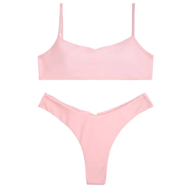 Solid Swimwear Women
