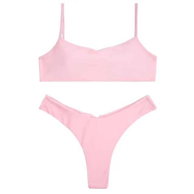 Solid Swimwear Women