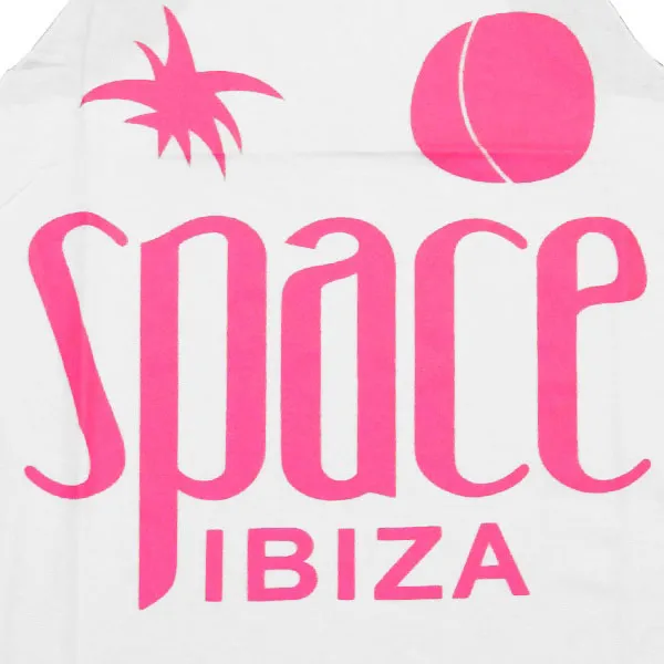 Space Ibiza Native Logo Women's White Tanktop