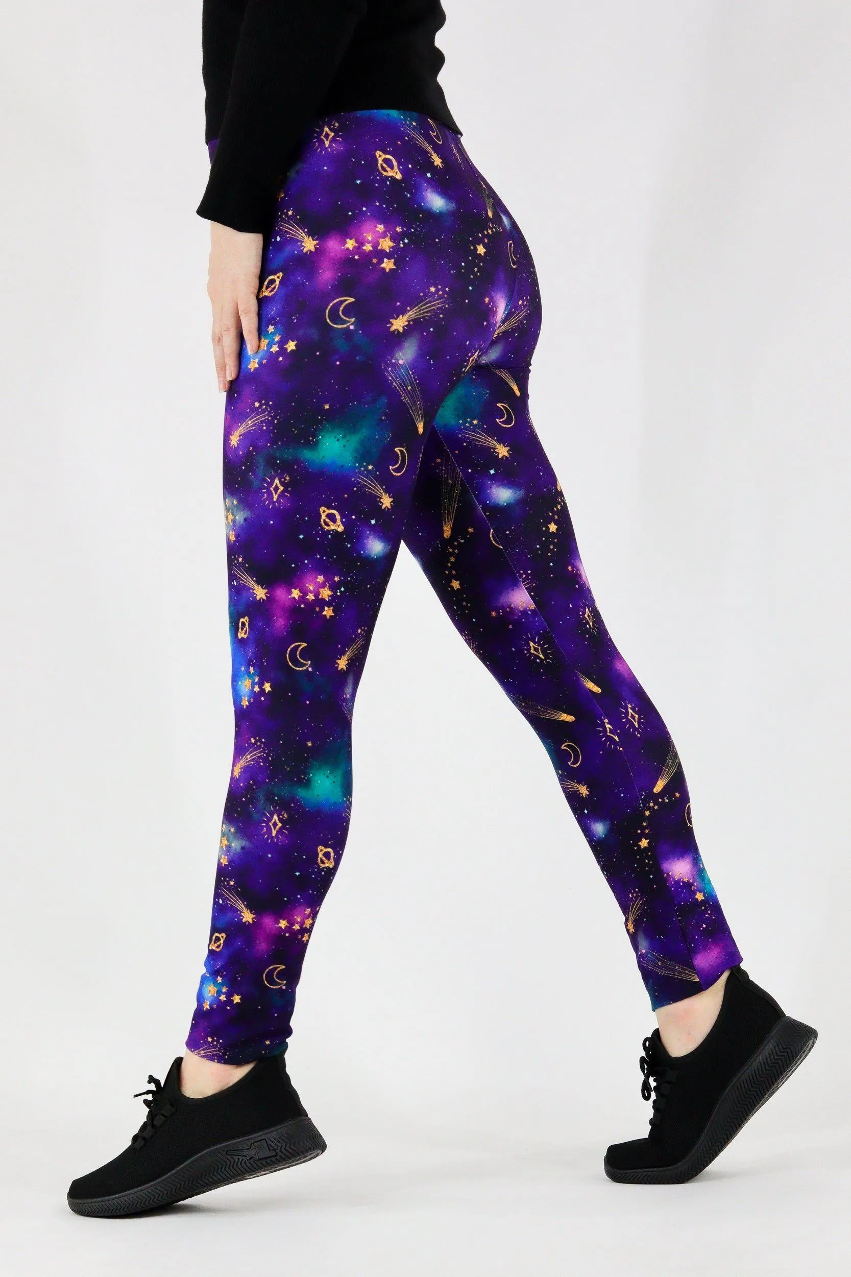 Sparkle Space - Casual - Long Full Leggings