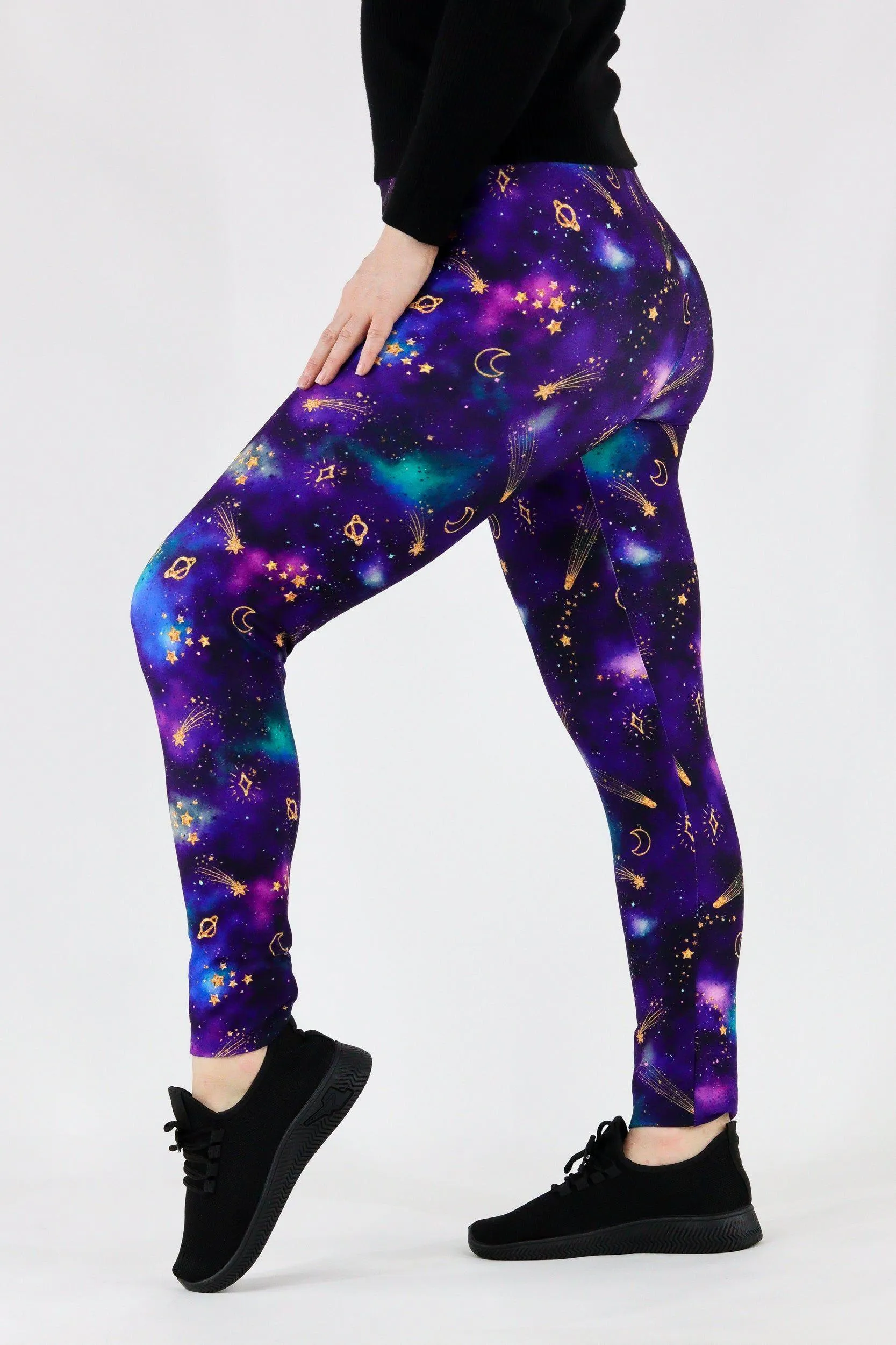Sparkle Space - Casual - Long Full Leggings