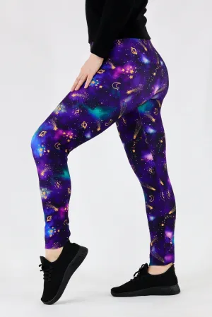 Sparkle Space - Casual - Long Full Leggings