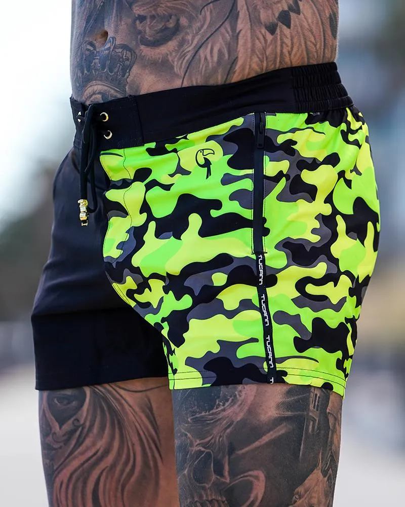 Split Camo Hyper Yellow  - 3"