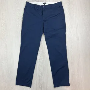 Sportscraft Mens Pima Cotton Blend Blue Chinos Size 32