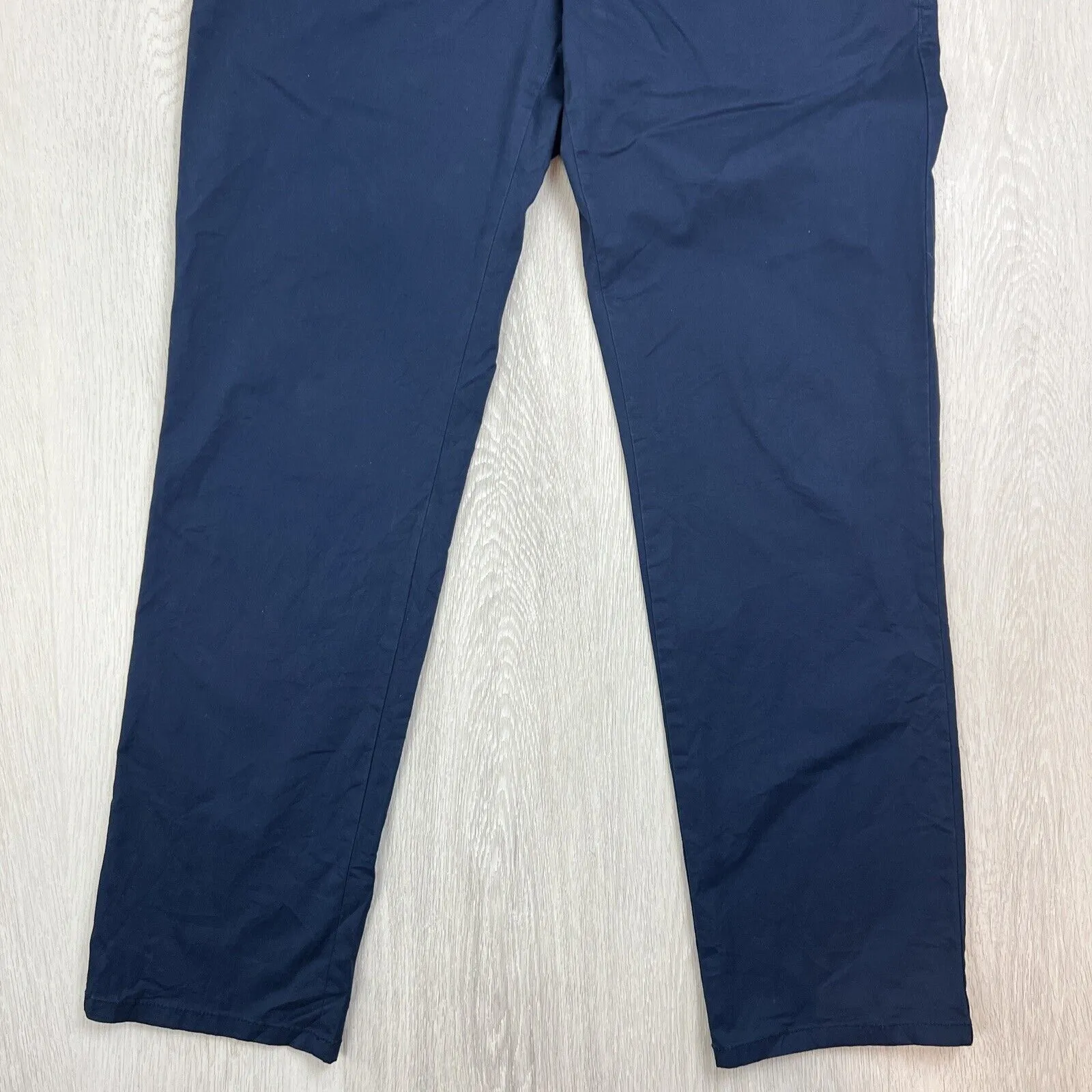 Sportscraft Mens Pima Cotton Blend Blue Chinos Size 32