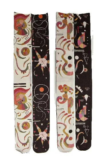 STRIPED by WASHILY KANDINSKY Printed Tights