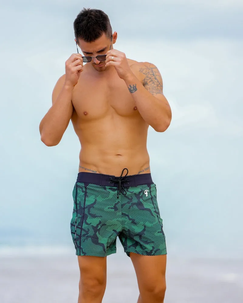 Striped Green Camo - 5"