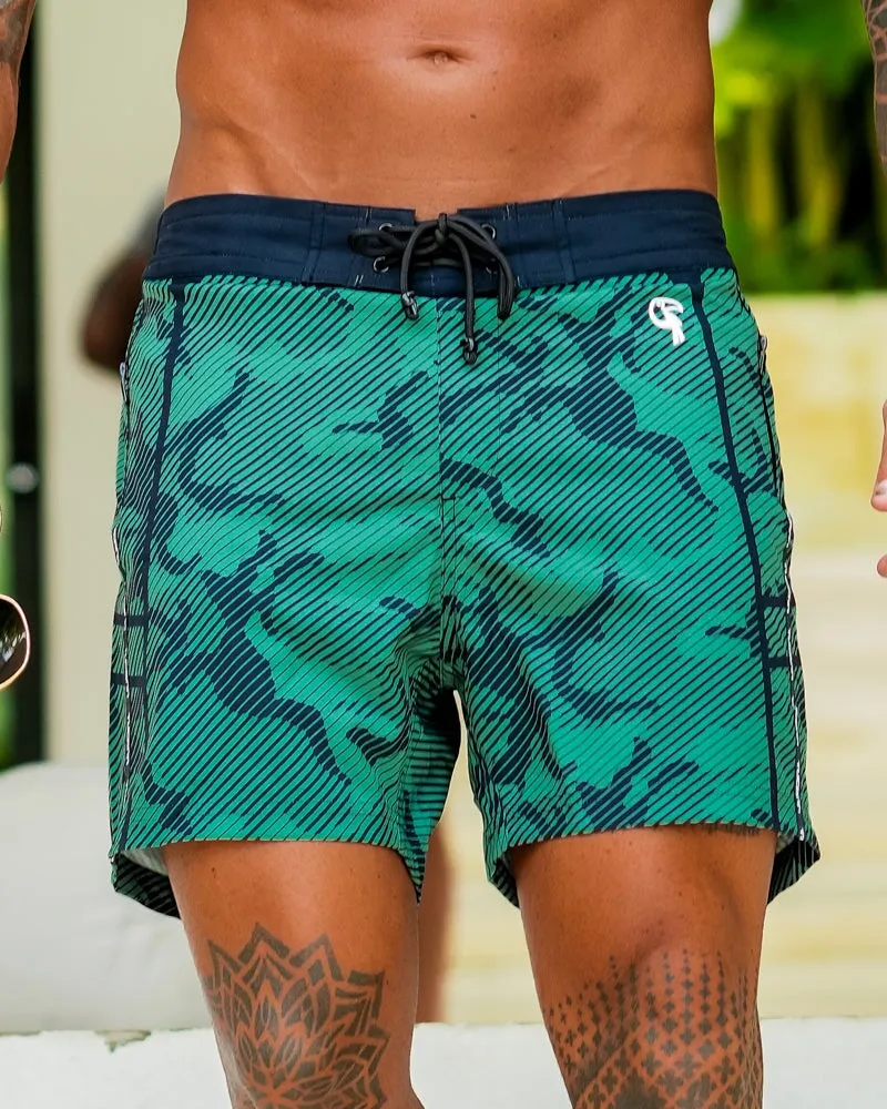 Striped Green Camo - 5"