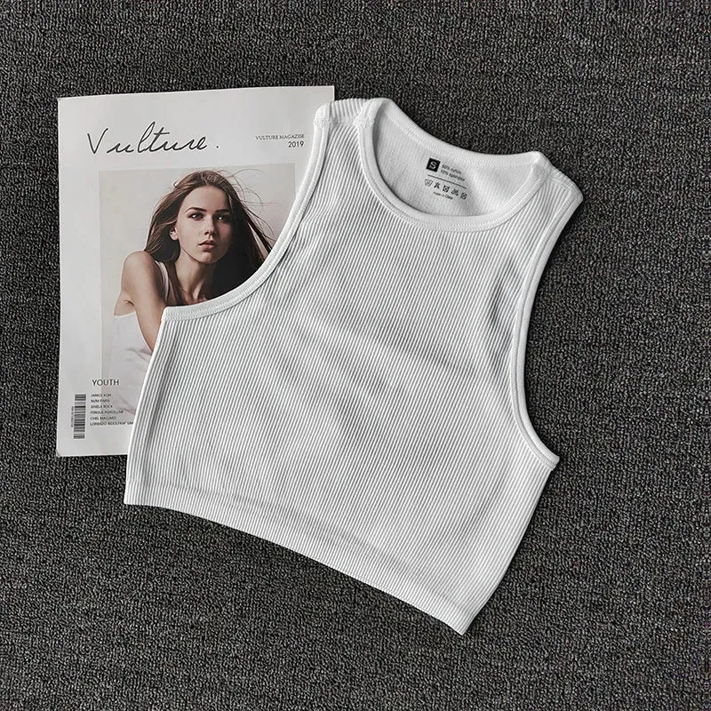 Summer Seamless Push Up  Y2k tops Beautiful Sport Sexy Tank Top Mallas Casual Woman Corset Top