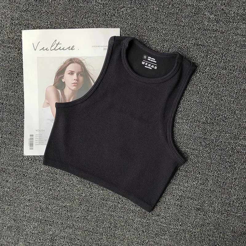 Summer Seamless Push Up  Y2k tops Beautiful Sport Sexy Tank Top Mallas Casual Woman Corset Top