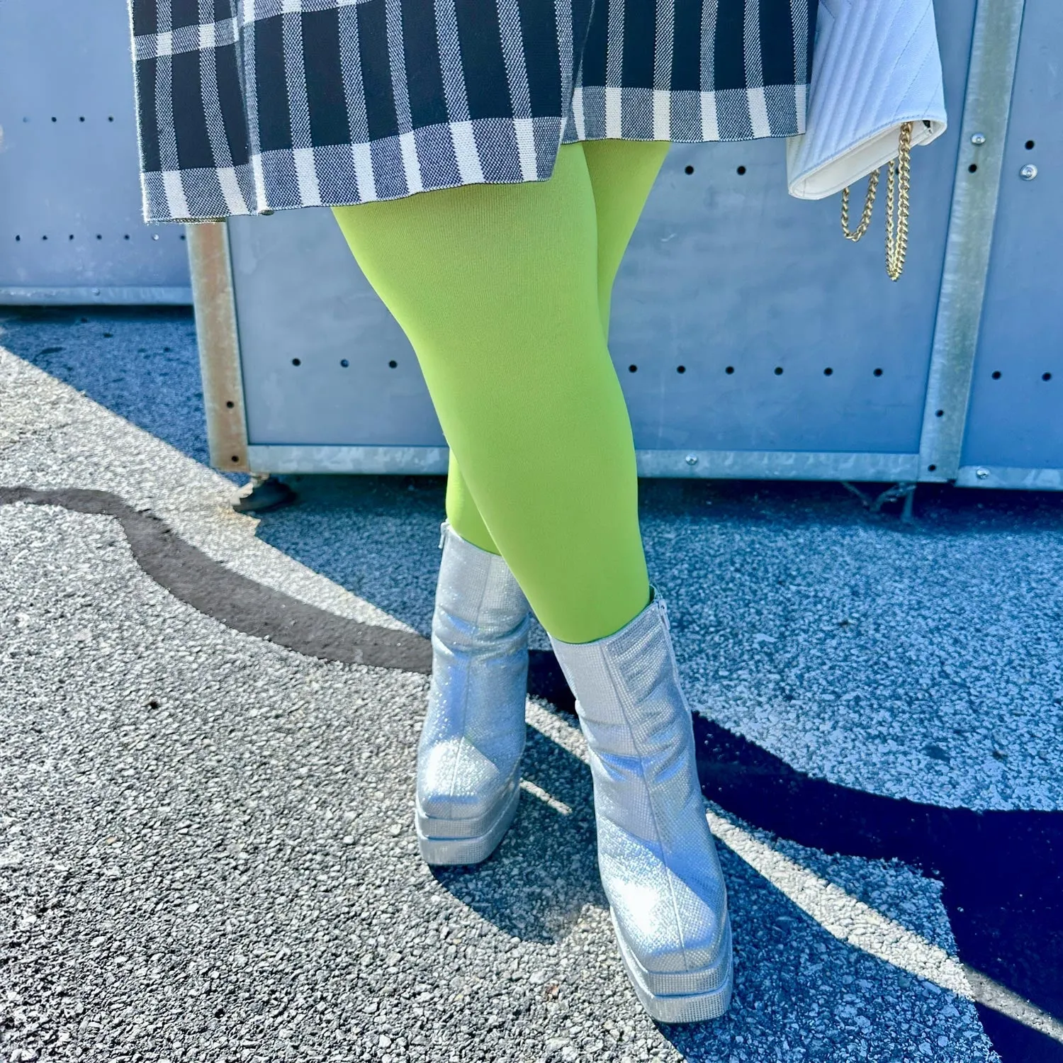 Super Opaque Tights - Apple