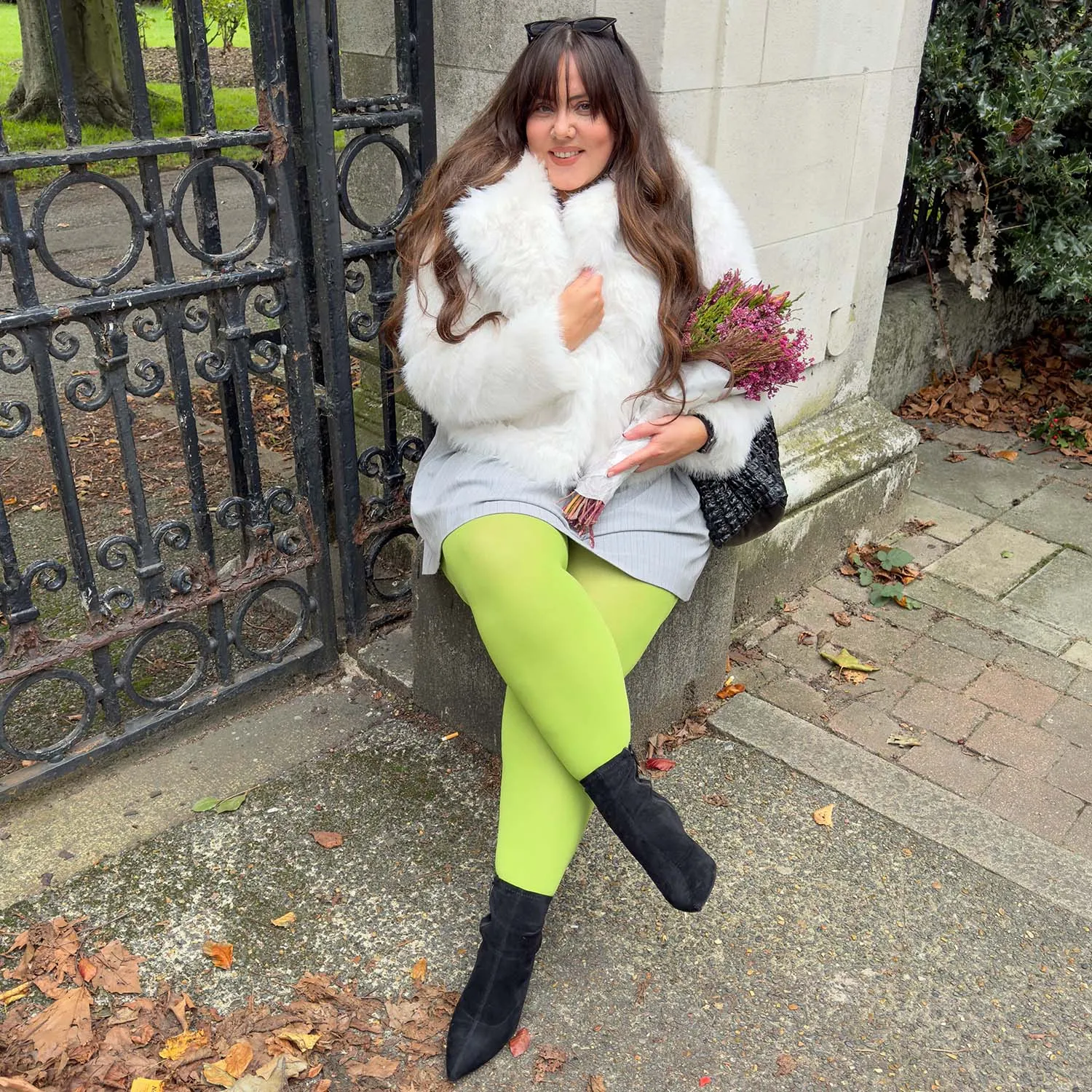 Super Opaque Tights - Apple