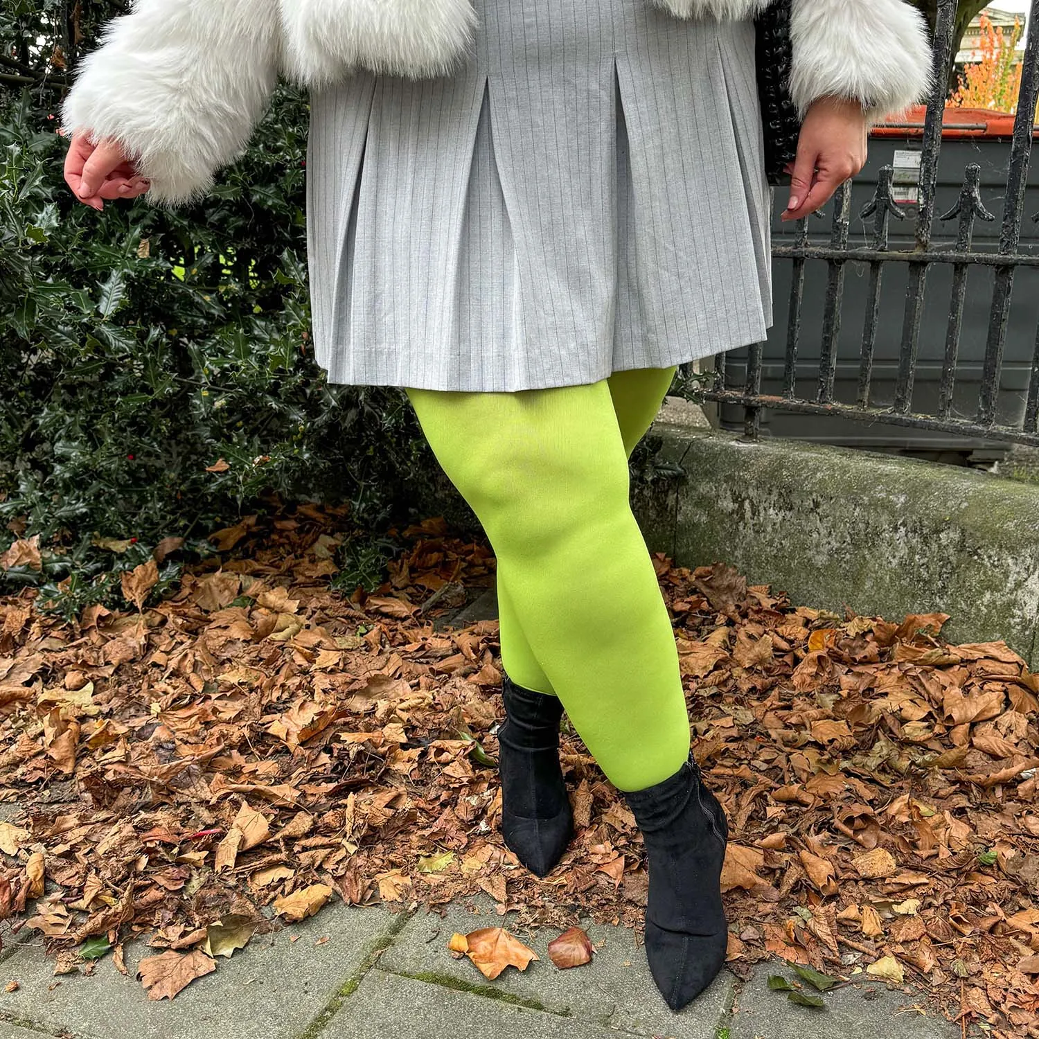 Super Opaque Tights - Apple