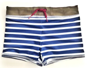 Swim Trunk in Ahoy Stripe