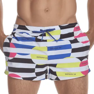 Swim Trunks Geometric Pop
