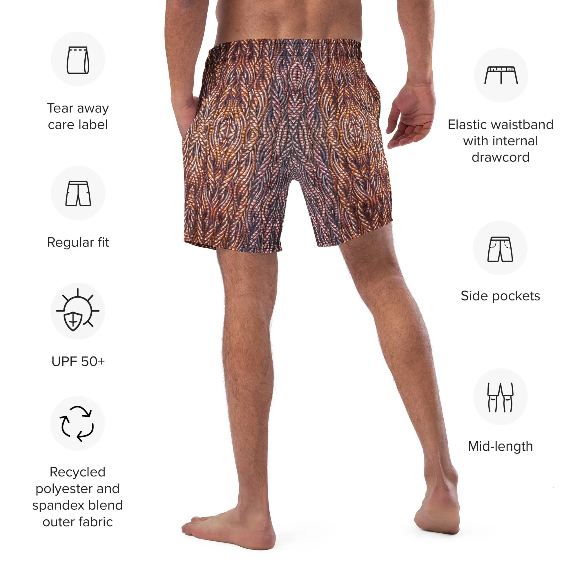 Swim Trunks (Virilis)(Grail Hearth Core Copper Fabric) RJSTHS2023 RJS