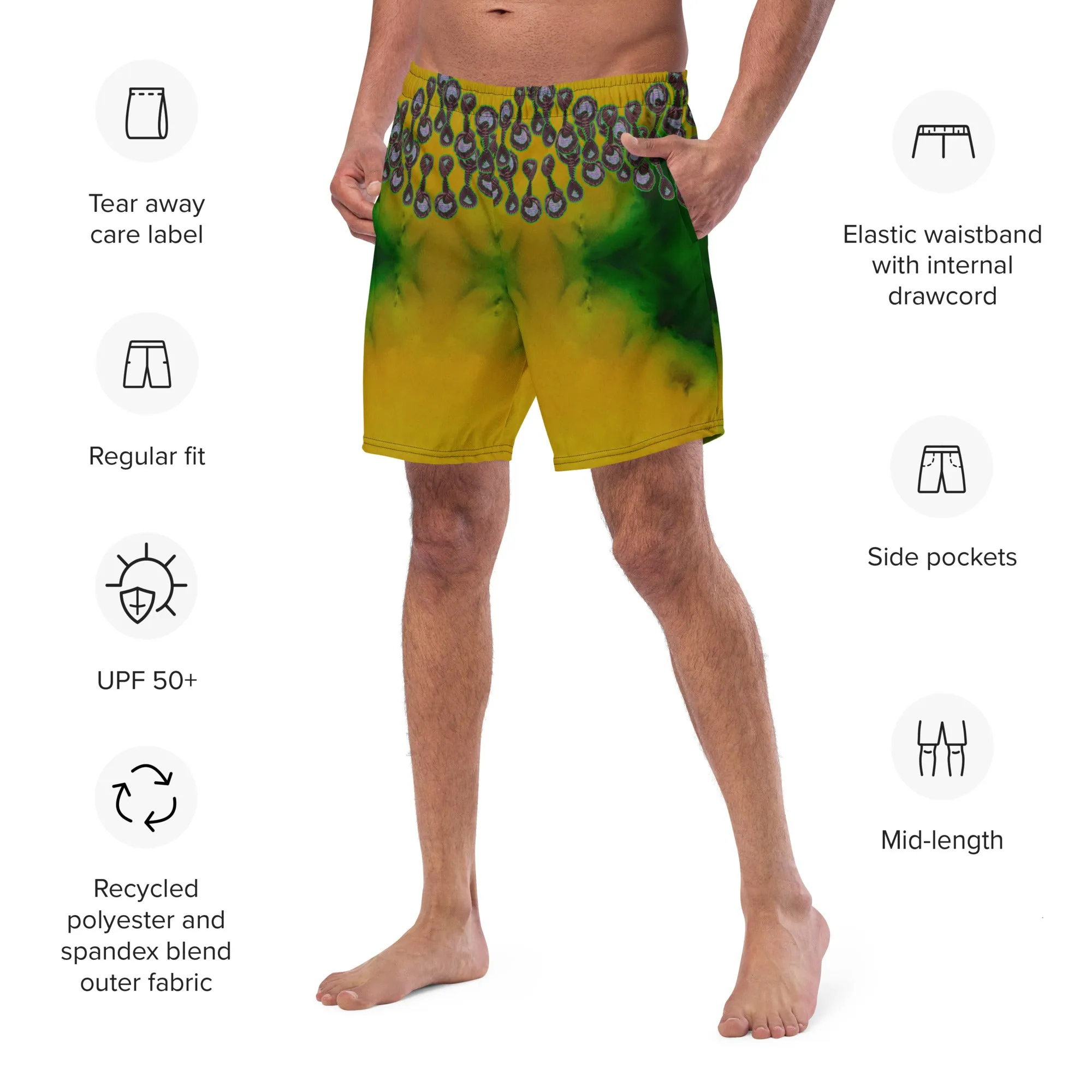 Swim Trunks (Virilis)(Grail Night Rose Purple Logo) RJSTH@Fabric#5 RJSTHS2023 RJS