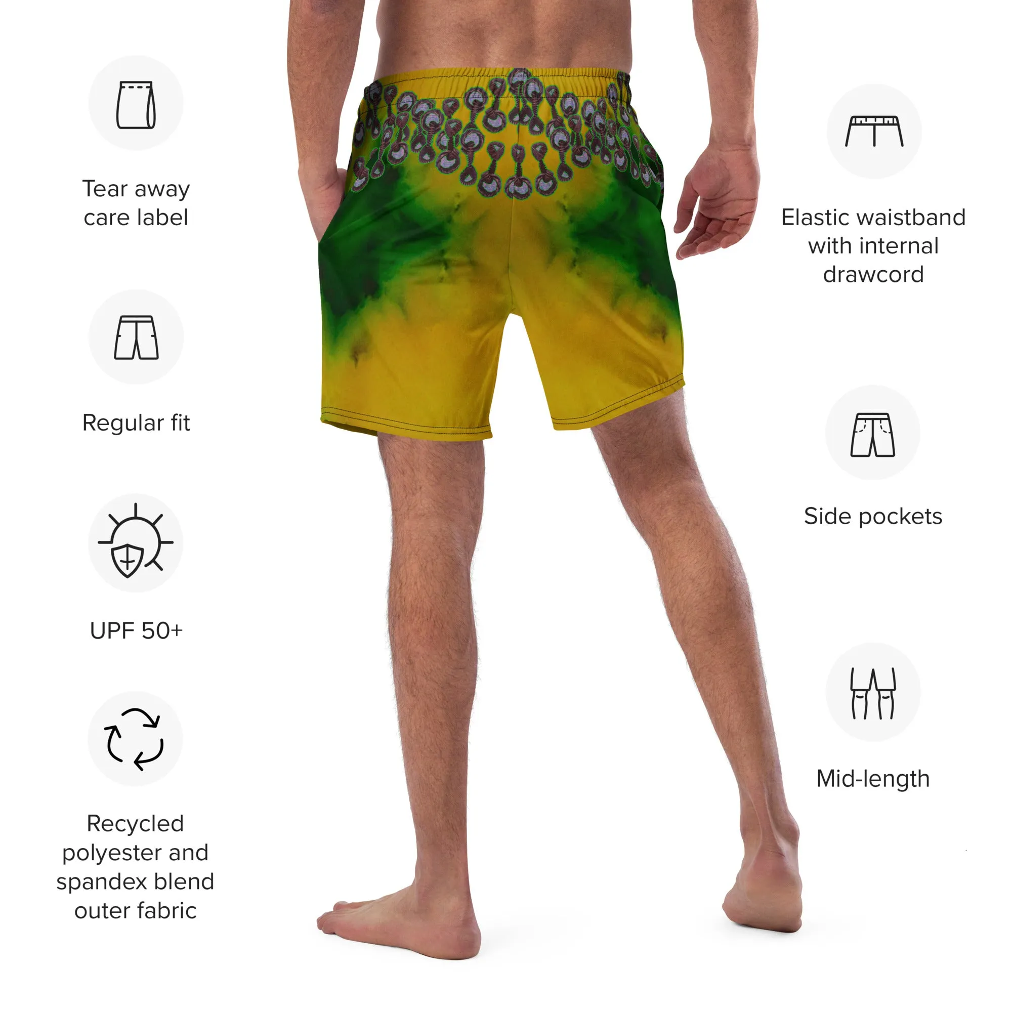 Swim Trunks (Virilis)(Grail Night Rose Purple Logo) RJSTH@Fabric#5 RJSTHS2023 RJS
