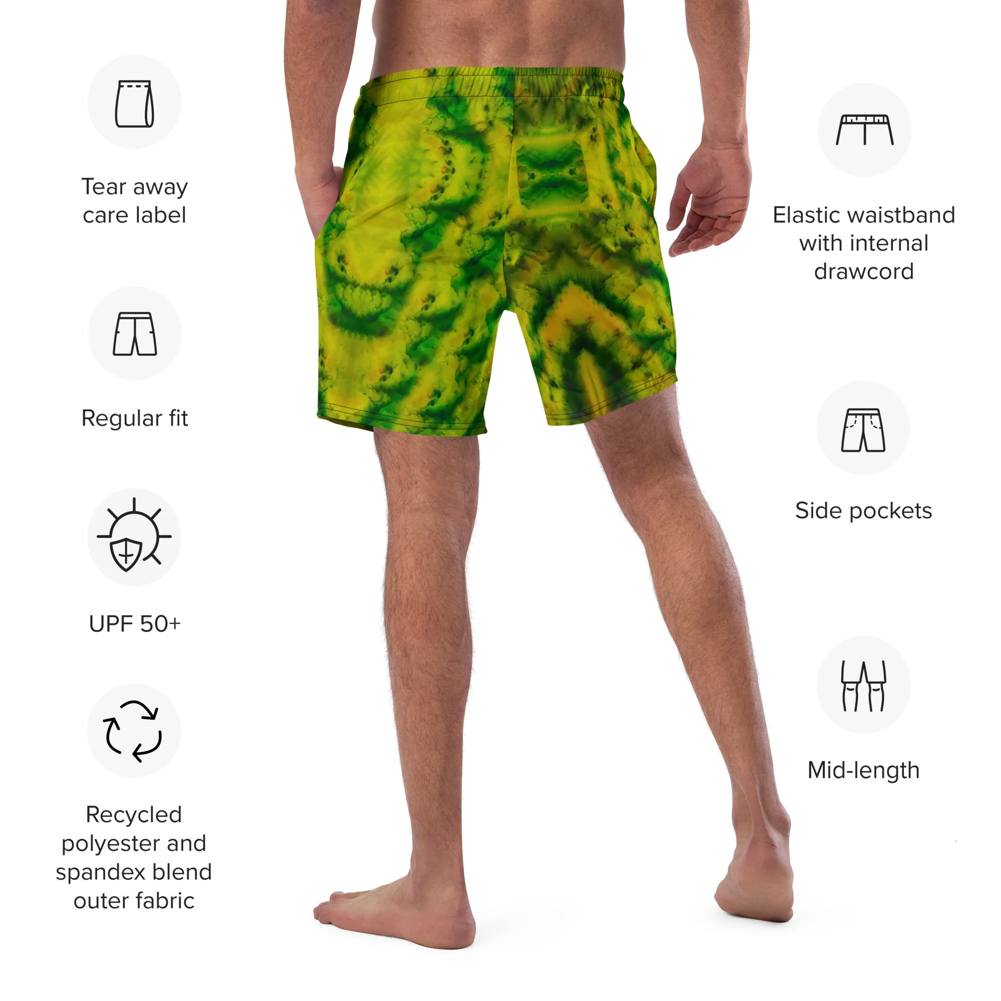 Swim Trunks (Virilis)(Purely Jade Light) RJSTHS2023 RJS