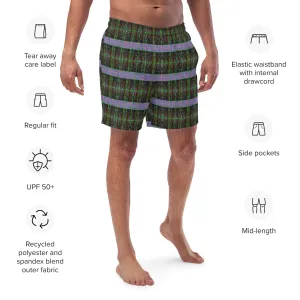 Swim Trunks (Virilis)(Tree Link Purple Logo Stripe) RJSTH@Fabric#5 RJSTHS2023 RJS