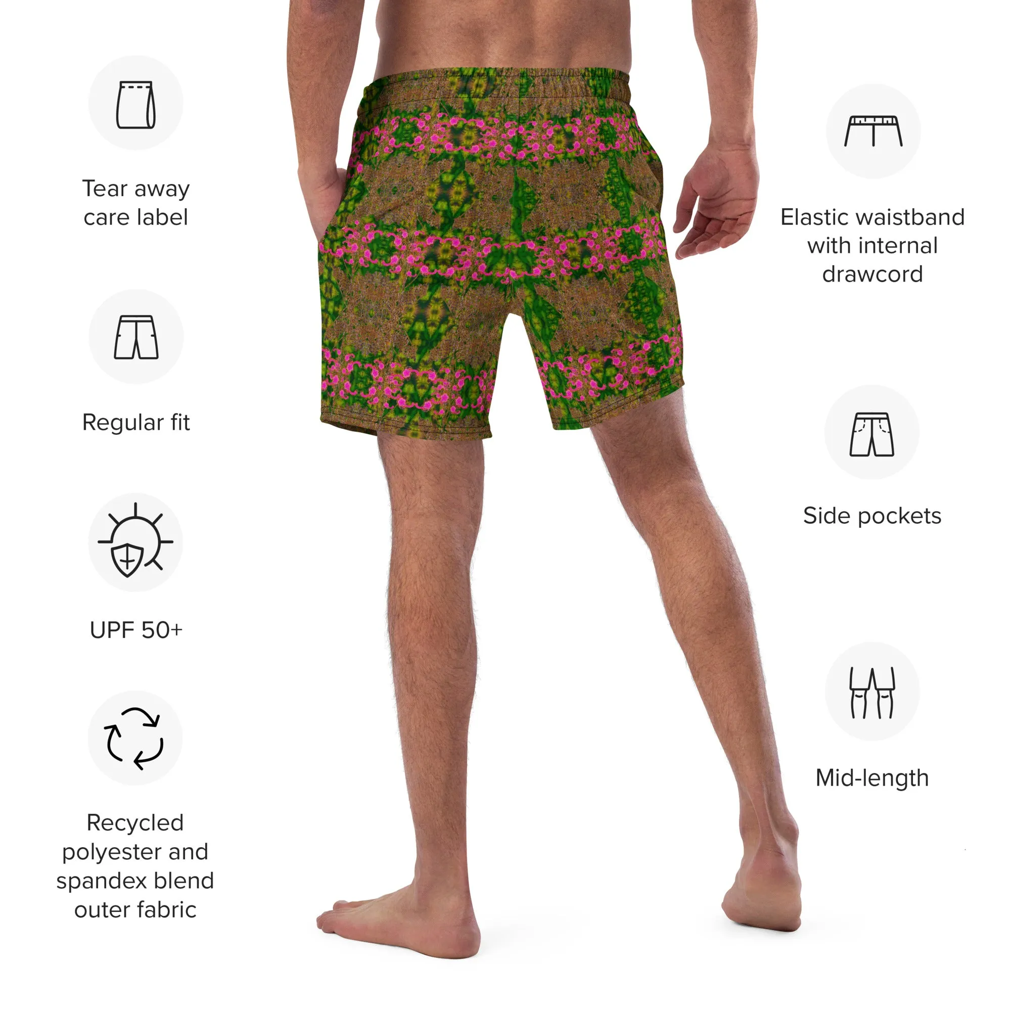 Swim Trunks (Virilis)(WindSong Flower) RJSTH@Fabric#7 RJSTHS2023 RJS