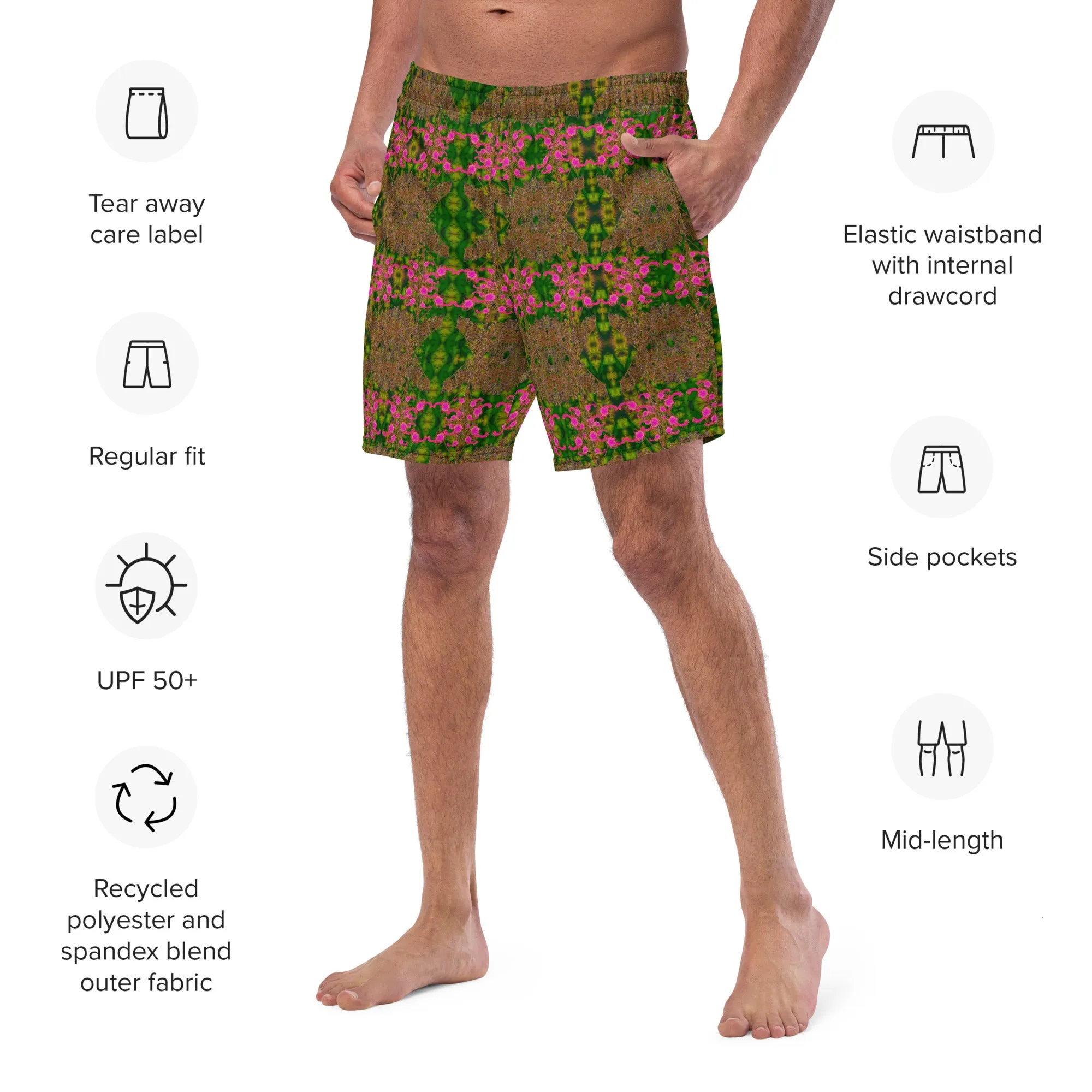 Swim Trunks (Virilis)(WindSong Flower) RJSTH@Fabric#7 RJSTHS2023 RJS
