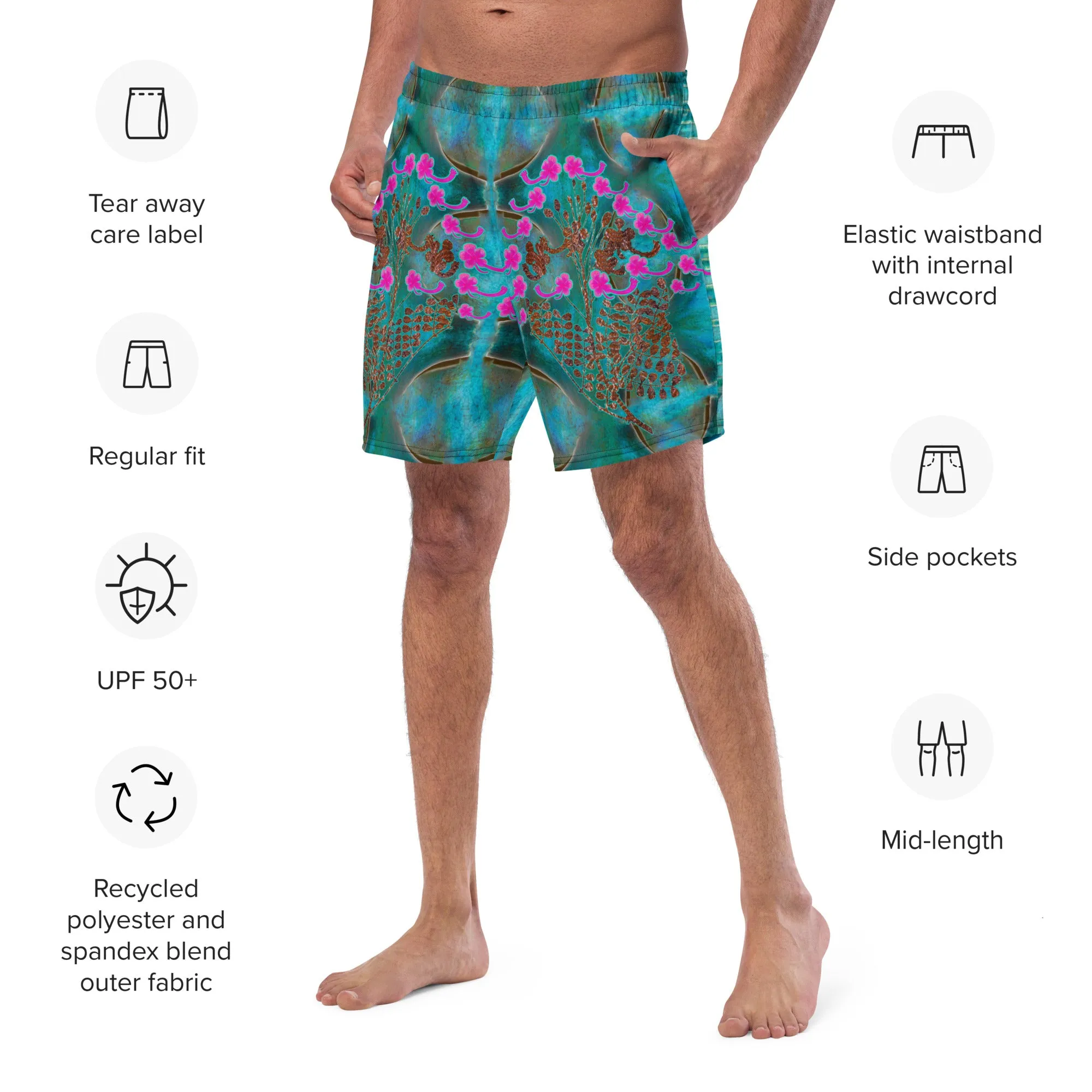 Swim Trunks (Virilis)(WindSong Flower) RJSTH@Fabric#8 RJSTHS2023 RJS