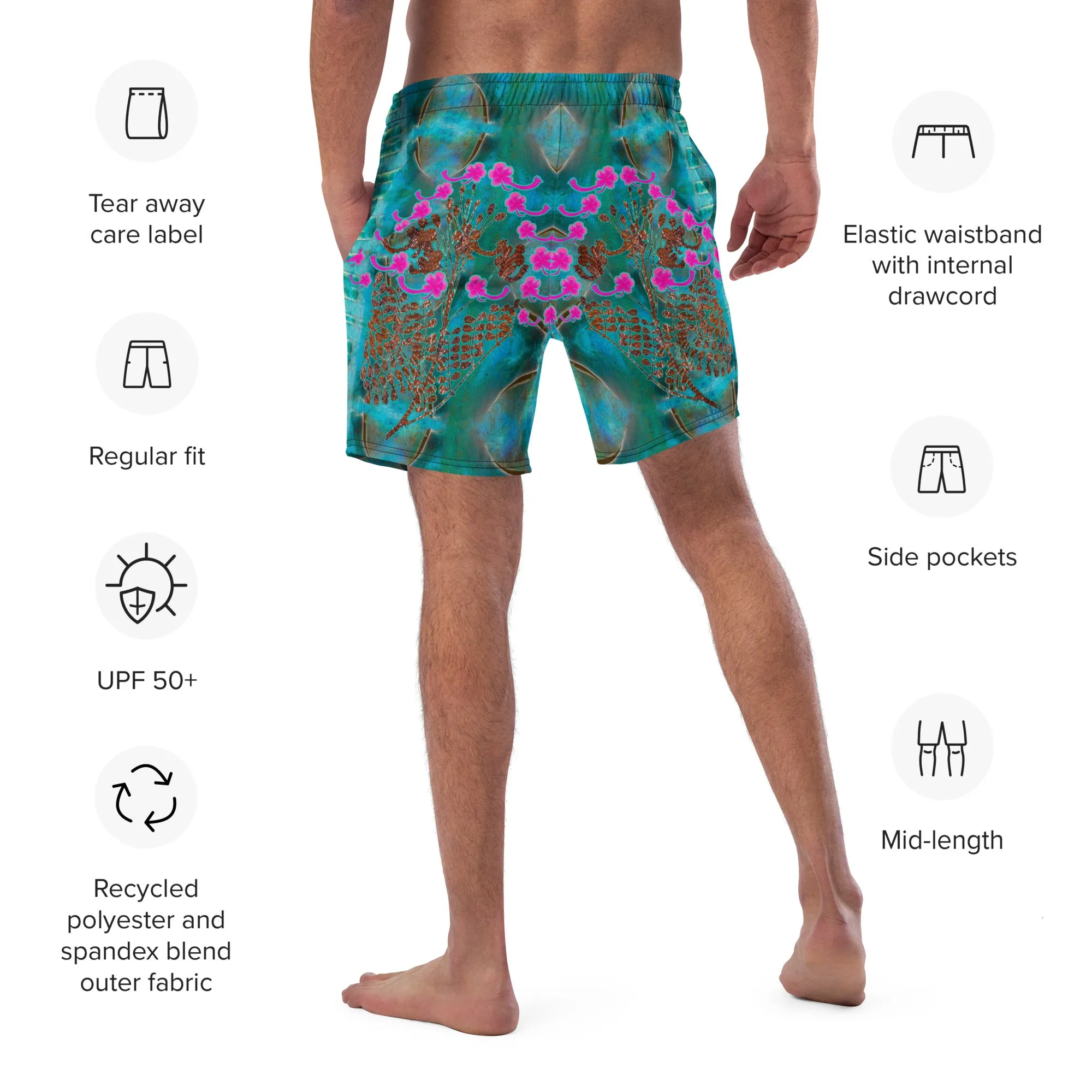 Swim Trunks (Virilis)(WindSong Flower) RJSTH@Fabric#8 RJSTHS2023 RJS