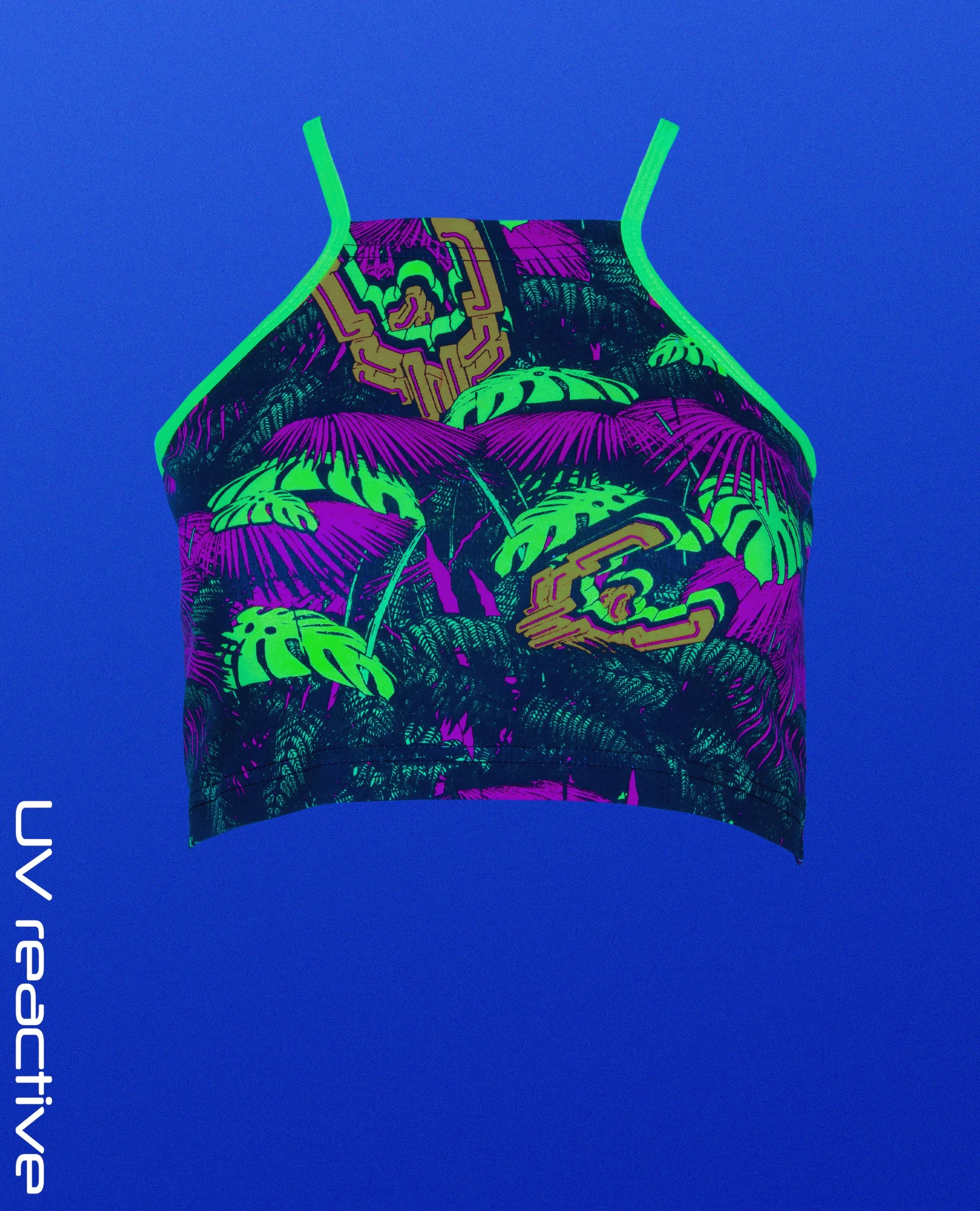 TANK CROP TOP NEON JUNGLE