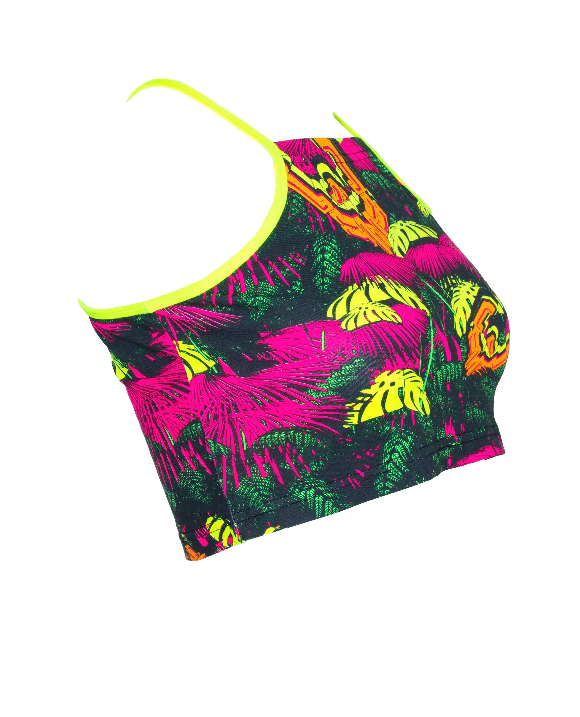 TANK CROP TOP NEON JUNGLE