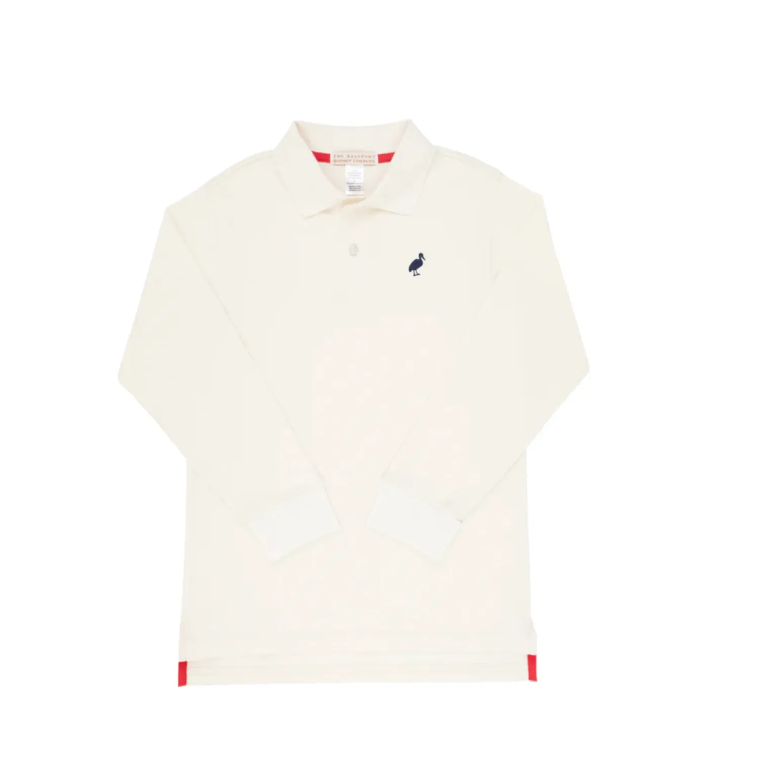 TBBC: Long Sleeve Prim & Proper Polo - Palmetto Pearl