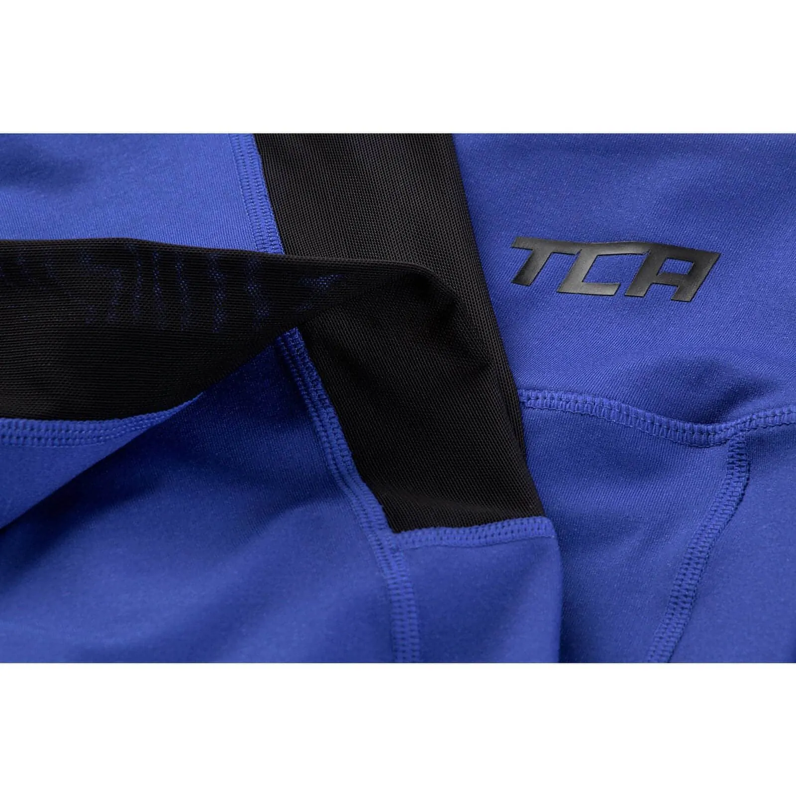 TCA Pro Performance MeshLuxe Womens Long Running Tights - Blue